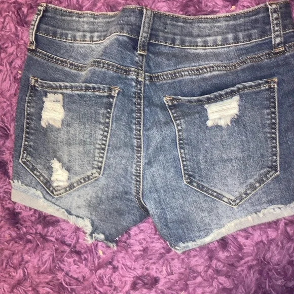 SO Favorite Shortie Denim Shorts - Picture 6 of 6